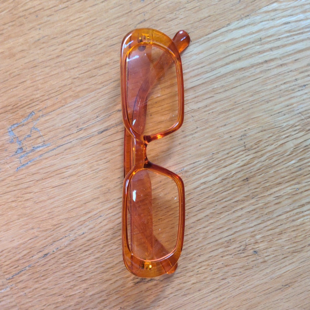 Orange tinted Sunglasses